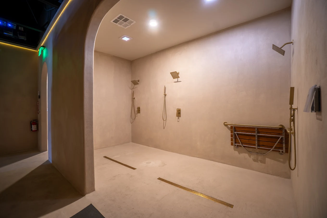 Spa showers